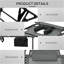 Outdoor Folding Chaise Lounge With Reclining Back-2067373851