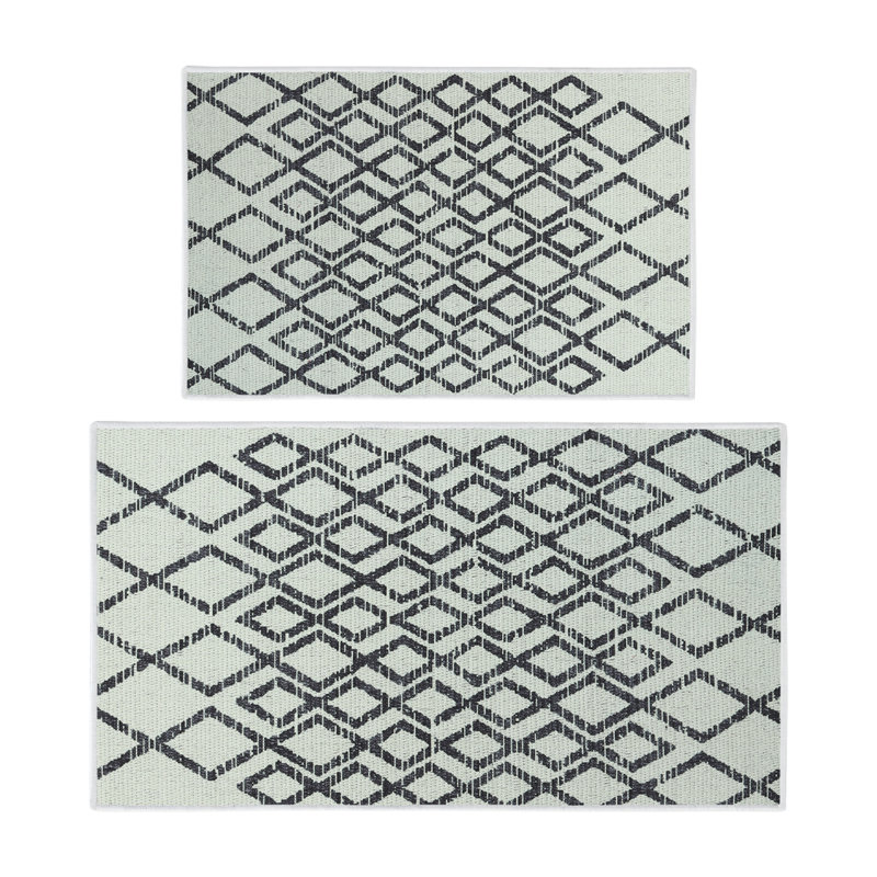Tapis de cuisine polyvalent 2 pièces