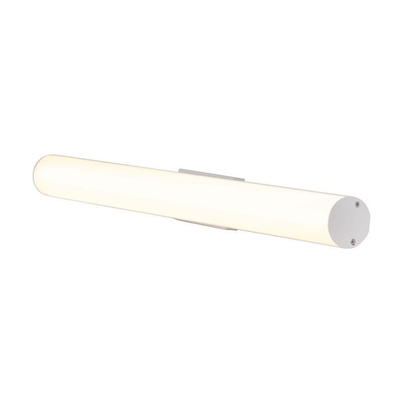 Barre d'éclairage de salle de bain à DEL à 1 lumière à intensité variable 24 po Procyon, Blanc