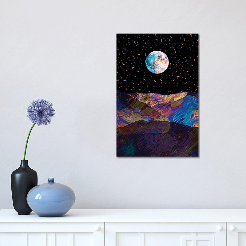 Full Moon V by Gab Fernando - Wrapped Canvas Print, 30.48 cm H x 45.72 cm W