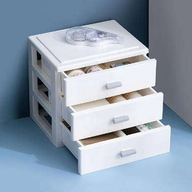 Joylin Makeup Organizer Rebrilliant Finish: White