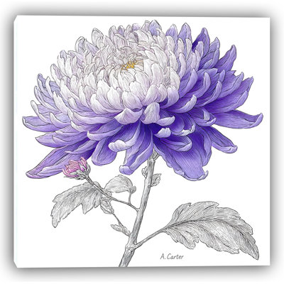 Violet Splendor I - impression sur toile tendue