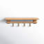 Faustina Wall Shelf with Hooks