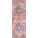 Charleston Power Loom White/Orange/Dark Blue Rug