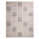 Hand Knotted Wool Geometric Area Rug