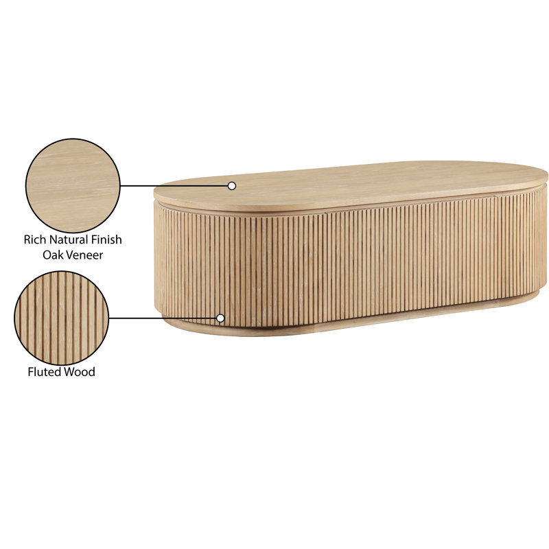 Gholson Wood Storage Coffee Table | Stylish & Functional