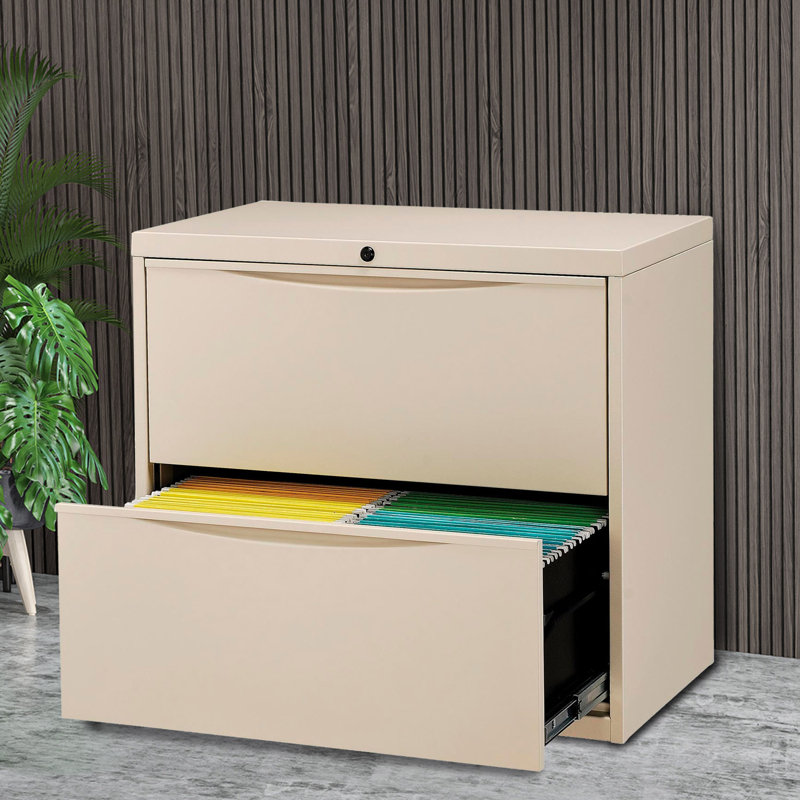 30'' Wide 2 -Drawer File Cabinet, Putty
