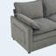 Causeuse moderne avec poches de rangement, gris-704747648
