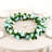 4PCS 8.2FT Flower Garland, Artificial Rose Garland Hanging Rose Ivy, Hanging Basket Wedding Arch Garden Backdrop Decoration, Blue-1978098802