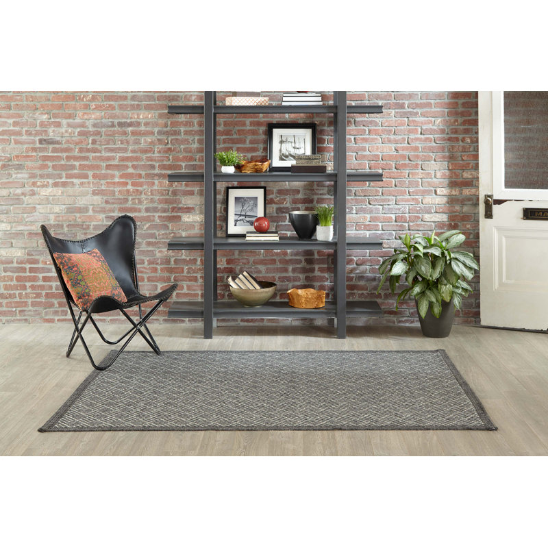 Salena Charcoal Rug, Rectangle 6'7" x 9'6"