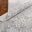 Tapis gris / ivoire à imprimé animal-64560123