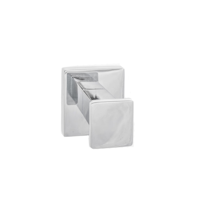 Vlora Solid Brass Robe Hook, Polished Chrome