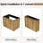 30inch foldable hanging bathroom cabinet without basin