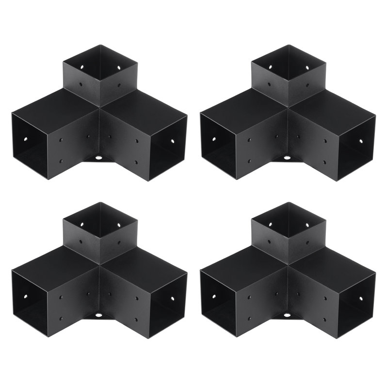 Quincaillerie en acier noir Stellweilan Tessberg, H 10 po x l 16 po x P 11 po