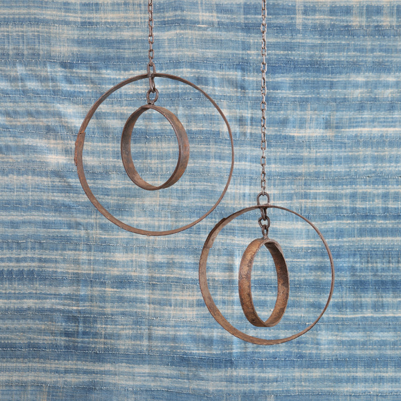 Darby Weather Resistant Iron Abstract Wind Chime