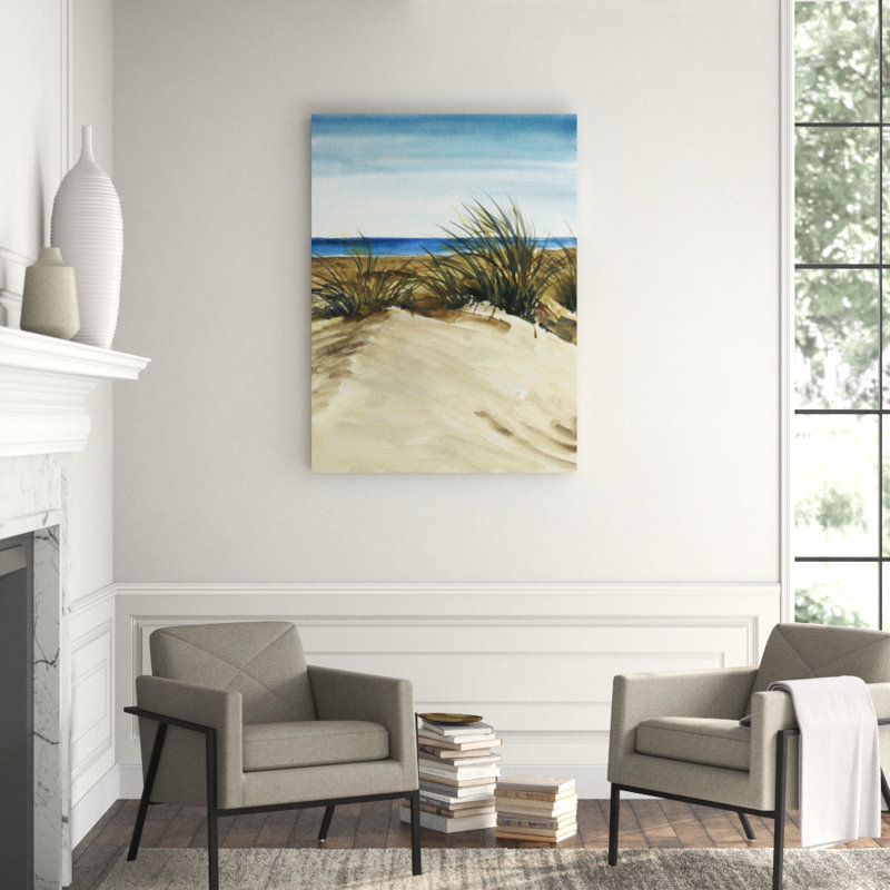 Scene Of Winter II Painting by Derek Shaw, Outdoor, 41" H x 30" W x 1.5" D