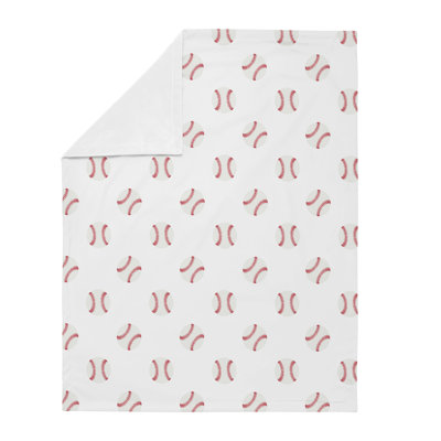 Baseball Patch Security Baby Blanket