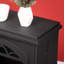 HOMCOM 41cm W Satin Black Ethanol Fire