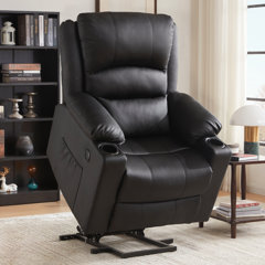 Big and Soft Multifunctional Power Lift Heated Massage Recliner Gray -  Kinwell