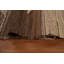 Tapis brun en laine tissé à plat à la main à motif géométrique 10 pi 4 po x 13 pi 5 po