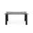 Levante Glass Extendable Table with Wooden Legs-628190400-550550119