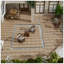 Carreaux de patio en plastique durable WPC, terrasse emboîtable pour une installation facile et une résistance aux intempéries, parfaite pour une utilisation intérieure et extérieure