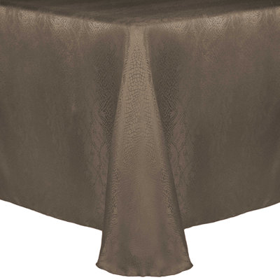 Jahliah Modern Damask Kenya Tablecloth Sand Beige