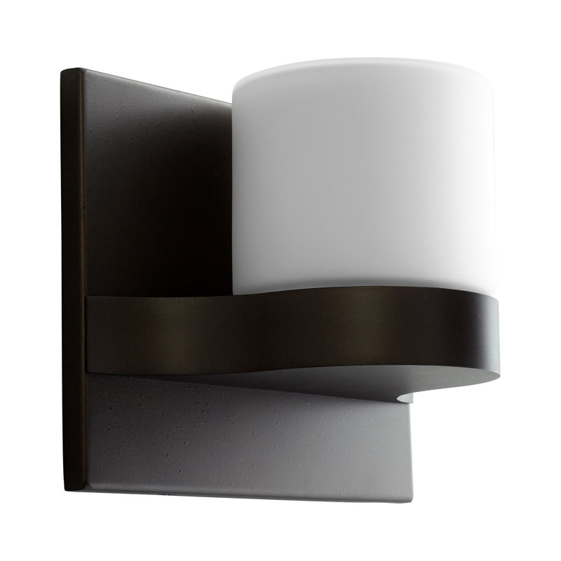 Amaryah LED Armed Sconce, Oiled Bronze