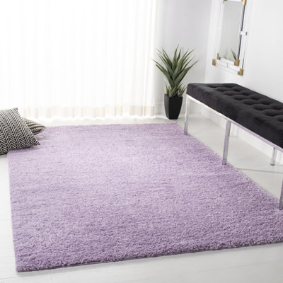 Jiang Lilac Shag Area Rug