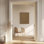 Adobe III – Warm Neutral Textures Arranged In Contemporary Architectural Rhythm Print by Alma