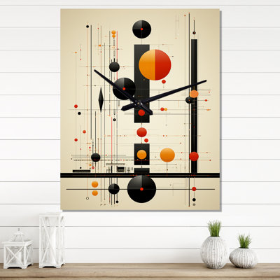 Horloge murale minimaliste Blissful Voyage