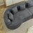 Compression Cloud Sectionals, Chenille 111.5 Inch Modern Home Sofa