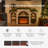 Michihiro Electric Fireplace Mantel TV Stand-2050478330