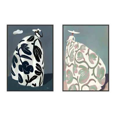 Storm and Beach Dresses 2-Piece Print Set