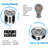 R.W.FLAME 360 Degree Oscillating Tower Fan with Quiet Cooling, 24H Timer, Remote Control, 8 Wind Speed-73468311