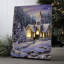 Kirkby - Christmas Chapel 8x6 Lighted Tabletop Canvas