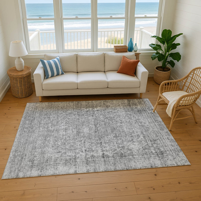 Premium Machine Washable Baford AMF1645 Global Rug, Rectangle 8' x 10'