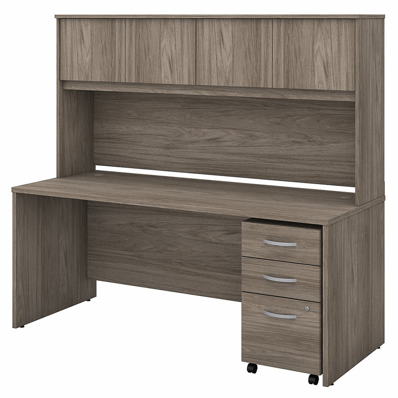 Bureau de direction avec huche Studio C, Hickory moderne