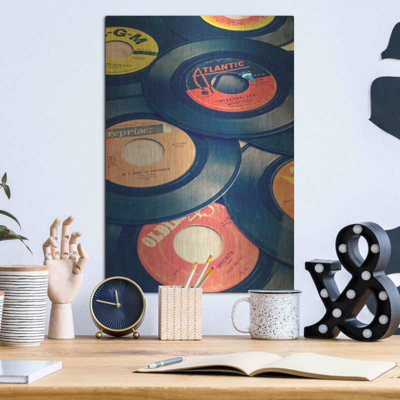 «Ebern Designs» par Edward M. Fielding, art mural en métal, H 16 po x l 12 po