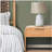 Modern One Drawer Waterfall Nightstand