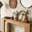 Farmhouse Wood Sofa Table Entryway Table-1864956418