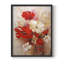 FLORAL Series CCCCXVII - reproduction encadrée de qualité supérieure - prête à être accrochée - aucun clou requis-393571426-393571427