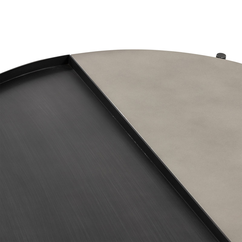 Table basse Anabranch, H 16 po x L 32 po x l 32 po, Noir