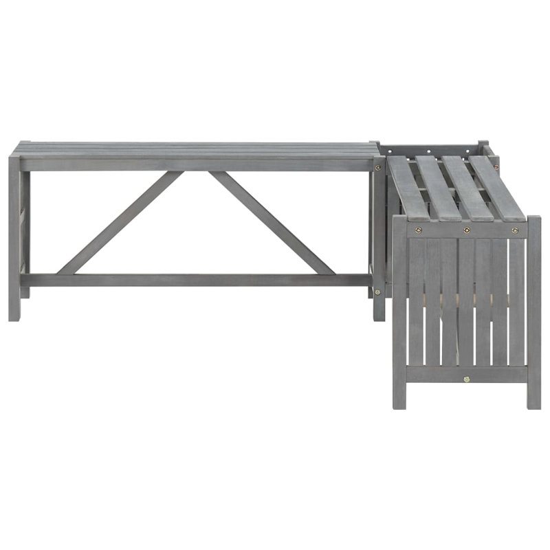 Mercoledi Solid Wood Acacia Outdoor Bench