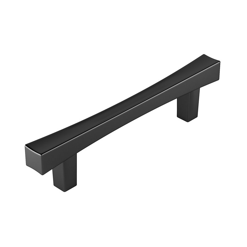 Poignée barre 3 25/32 po Expression Transitional, Noir mat