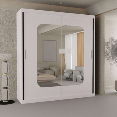 Cherith 2 Door Manufactured Wood Wardrobe