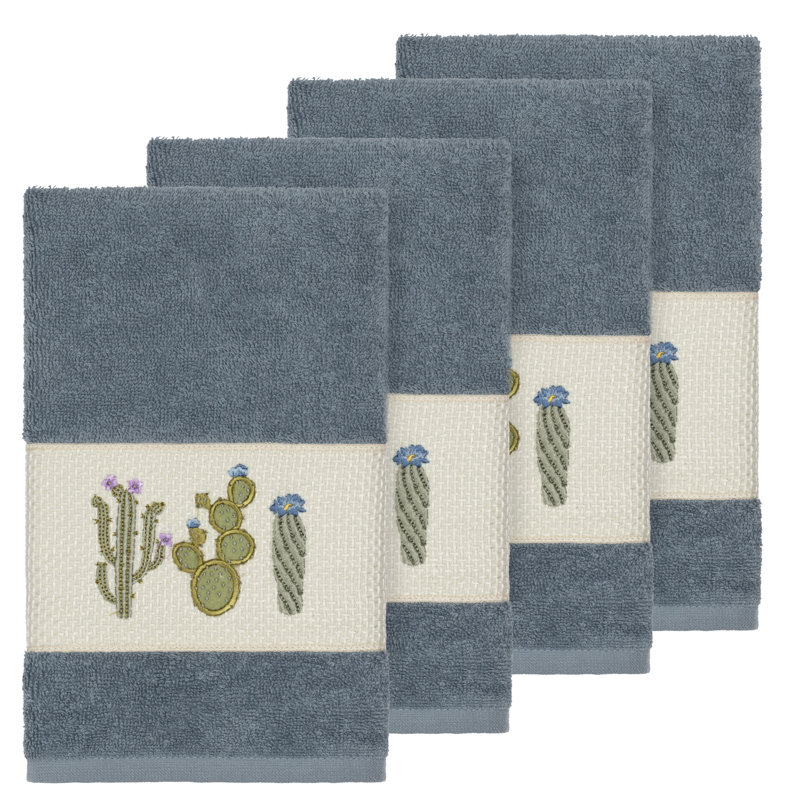 Mila Turkish Cotton Hand Towel, Teal