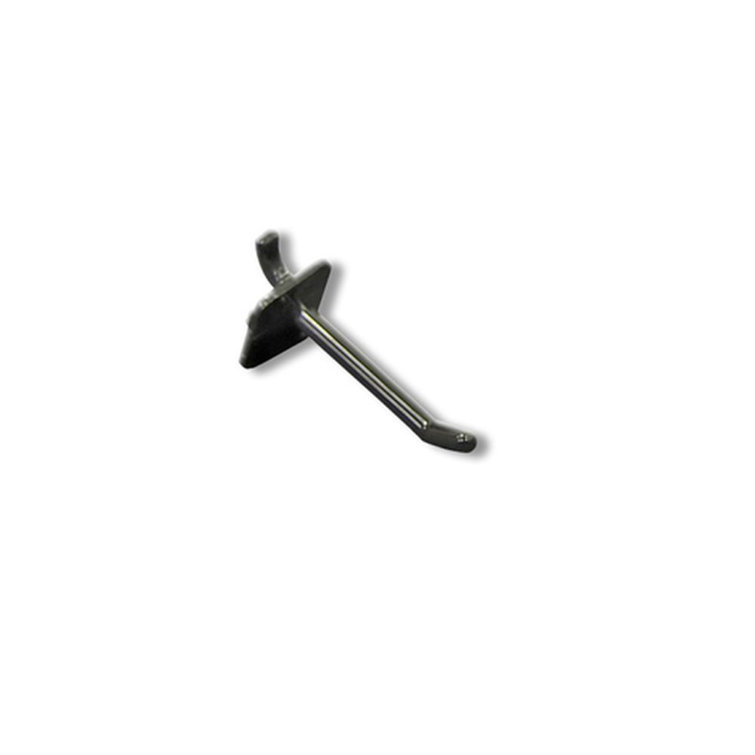 2" Lexan Hook: 0.287" Diameter, 50-Pack