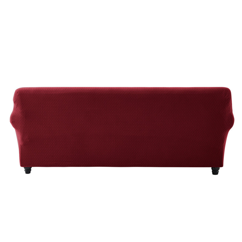 Luxury Microfiber Stretch Spandex Box Cushion Sofa Slipcover – Soft, Breathable, Wrinkle-Resistant & Durable Anti-Slip Furniture Protector