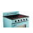 Classic Retro 30" 5 Element 3.9 cu. ft. Freestanding Electric Glass Top Range with Convection Oven-75099052
